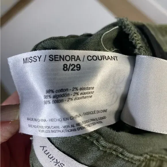 Social Standards by Sanctuary High Rise Skinny Camo size 8/29 - Picture 12 of 16